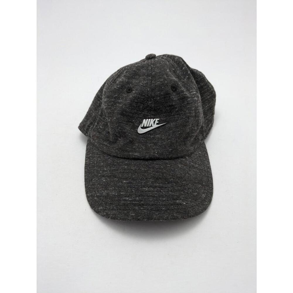 Nike Sportswear Heritage 86 Futura Metal Logo Adjustable Strap Gray Hat One Size